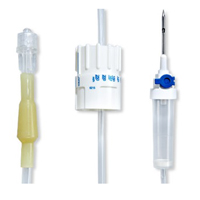 Пристрій для вливання інфузійних розчинів одноразовий, з пластиковим шипом, стерильний, Luer-Lock, Vogt Medical